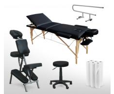 Set masaje oferta camilla banco taburete portarollo papel