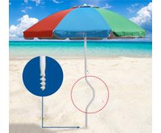Sombrilla de playa Girafacile 200 cm protecciòn uv