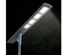 Farola solar lampara LED para calle luz externo 4000 Lumen