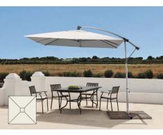 Parasol jardín 2,5 metros excéntrico aluminio cuadrado bar hotel