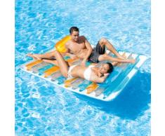 Colchón flotante Intex 56897 Doble dos lugares en la piscina