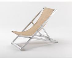 Silla de playa plegable aluminio portatil piscina RICCIONE