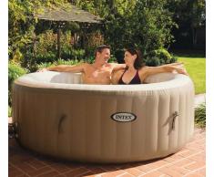 Hidromasaje hinchable Intex 28408 Bubble spa bañera redonda 216x71