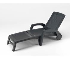 24 Tumbonas piscina Polyrattan plastico