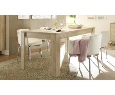 Mesa de comedor rectangular con larguero 180/228 cm - Nekho