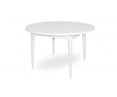 Mesa redonda lacada con largueros 120/160 cm - Kopervik