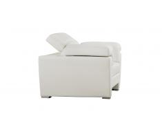 Sillón contemporáneo de piel Agati