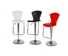 Undo - Taburete de bar o de cocina de diseño, asiento 60/80 cm