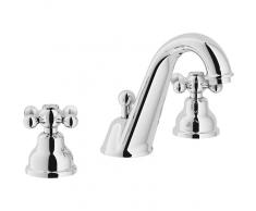 NOBILI BATERIA PARA LAVABO 3 ORIFICIOS Nobili SERIE GRAZIA GR5011/1 Cromo