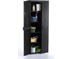 TRYUN Armario Resina 4 Baldas Ratan - - 5610 - 65X45X172C - TRYUN