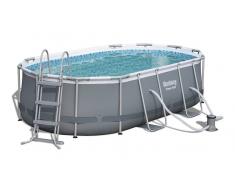 BESTWAY Piscina Desmontable Tubular Bestway Power Steel Oval 424x250x100 cm
