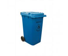CHARLES BENTLEY Bentley cubo de basura con ruedas 240 litros - Azul - CHARLES BENTLEY