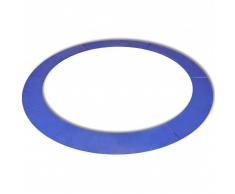 vidaXL Alfombrilla de seguridad de cama elástica redonda 4,26m azul PE