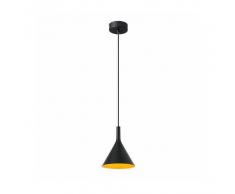 FARO Lámpara colgante LED, negro + oro - PAM-P - 64160 - FARO