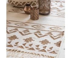 Alfombra con motivos étnicos 60 x 120 cm SIWA
