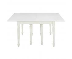 Mesa de comedor con larguero de abedul blanco L. 280 cm Louis