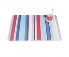 Mantel individual de rayas de plástico 29 x 49 cm CAPRI