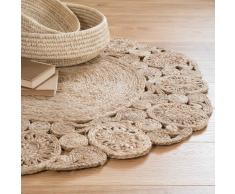 Alfombra redonda de yute D 90 cm KUTA