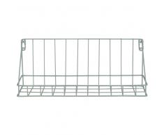 Almacenaje de pared de metal verde menta