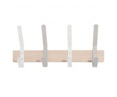 Colgador con 4 ganchos de metal LULEA GREY