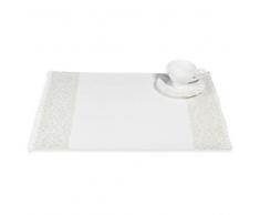 Mantel individual de algodón beis 33 × 48 cm PISE