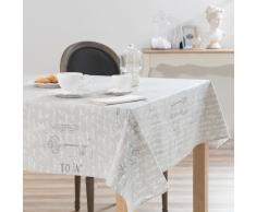 Mantel engomado de lino gris 140 x 180 cm MANUFACTURE ROYAL