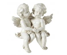 Figura decorativa de resina blanca Al. 32 cm ANGELOTS