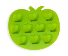 Molde de cubitos de hielo de silicona verde POMME