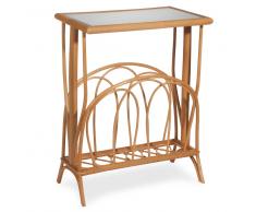 Mesa auxiliar de mimbre Anch. 40 cm PULONG