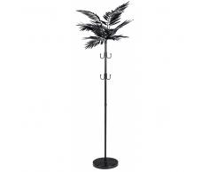 Perchero con 6 ganchos de metal negro H. 210 cm PALMAE