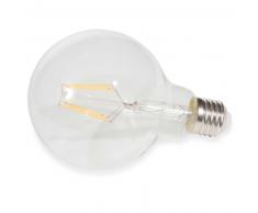 Bombilla led de cristal D 10 cm GLOBUS CLEAR