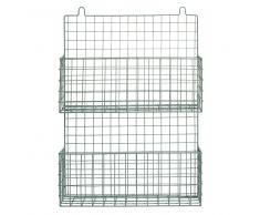 Organizador de pared de metal verde GARDENING