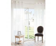Cortina de ojales de lino crudo 140 x 250 cm PAILLETTES