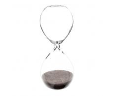 Reloj de arena gris alt. 13 cm SEVENTIES