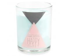 Vela perfumada en vaso Al. 10 cm HAPPY SWEET