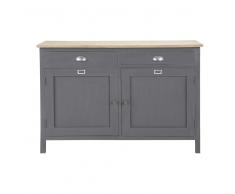 Aparador de madera gris An. 125 cm Chablis