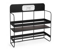 Repisa portarrollos de metal negro COOKING STORE