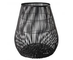 Cesta de mimbre negro MALICIA