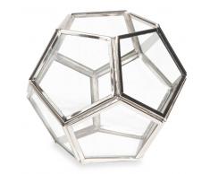 Candelabro de cristal y metal LUND