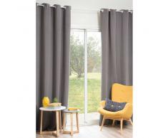 Cortina de tela gris 140 x 250 cm YEP