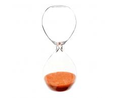 Reloj de arena naranja alt. 13 cm SEVENTIES