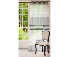 Cortina de ojales gris 140 x 250 cm FOCH