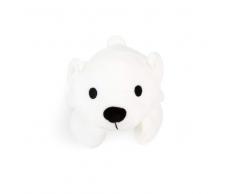 Oso de peluche de tela blanco Al. 12 cm WHITE SNOW