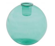Candelabro de cristal tintado verde BUBBLE POP