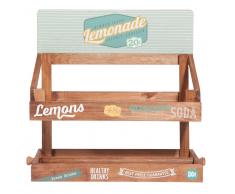 Repisa con portarrollos vintage LEMONADE