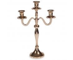 Candelabro de 3 brazos dorado Alt. 34 cm MEURISSE