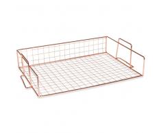 Archivador de metal cobrizo COPPER