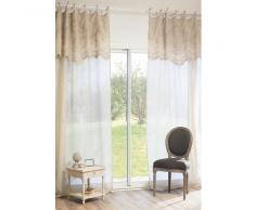 Cortina con lazos de lino 135 x 270 cm DANCENY