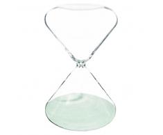 Reloj de arena verde pastel de cristal MINT