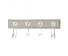 Percha con 4 ganchos de metal PATIO